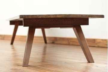 アンティーク家具　アンティーク 折り畳み式の横長テーブル(5)(作業台、机、裁ち板)