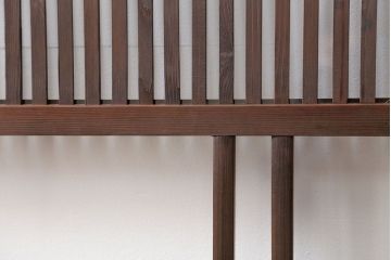 古民具・骨董 味のあるガラス入り格子戸 4枚セット(引き戸、ガラス戸)