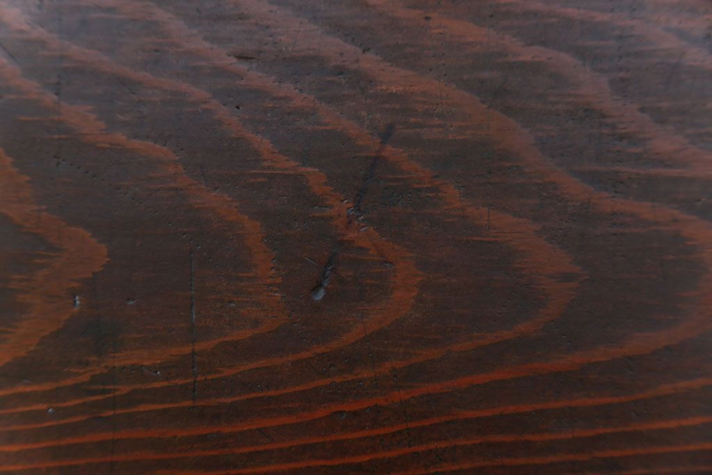 アンティーク家具　古民具・骨董 古い木の小さな机(飾り棚、テーブル)