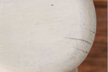 アンティーク家具　アンティークペイント かわいいスツール(1)(丸椅子、イス)