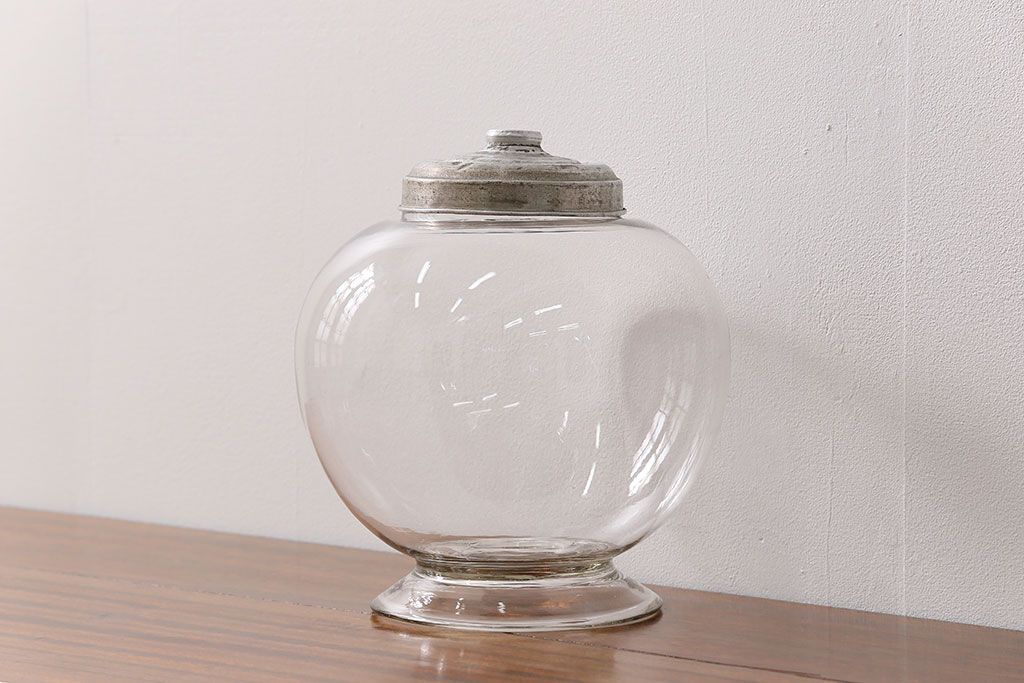 アンティーク雑貨　アンティーク 古い地球瓶(1)(ガラスビン)