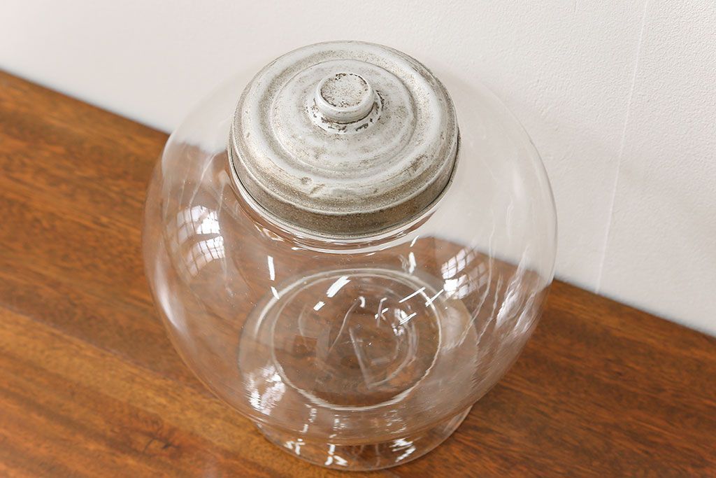 アンティーク雑貨　アンティーク 古い地球瓶(1)(ガラスビン)