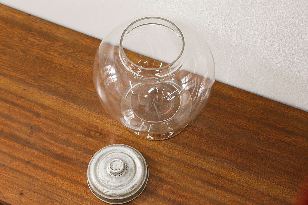 アンティーク雑貨　アンティーク 古い地球瓶(1)(ガラスビン)