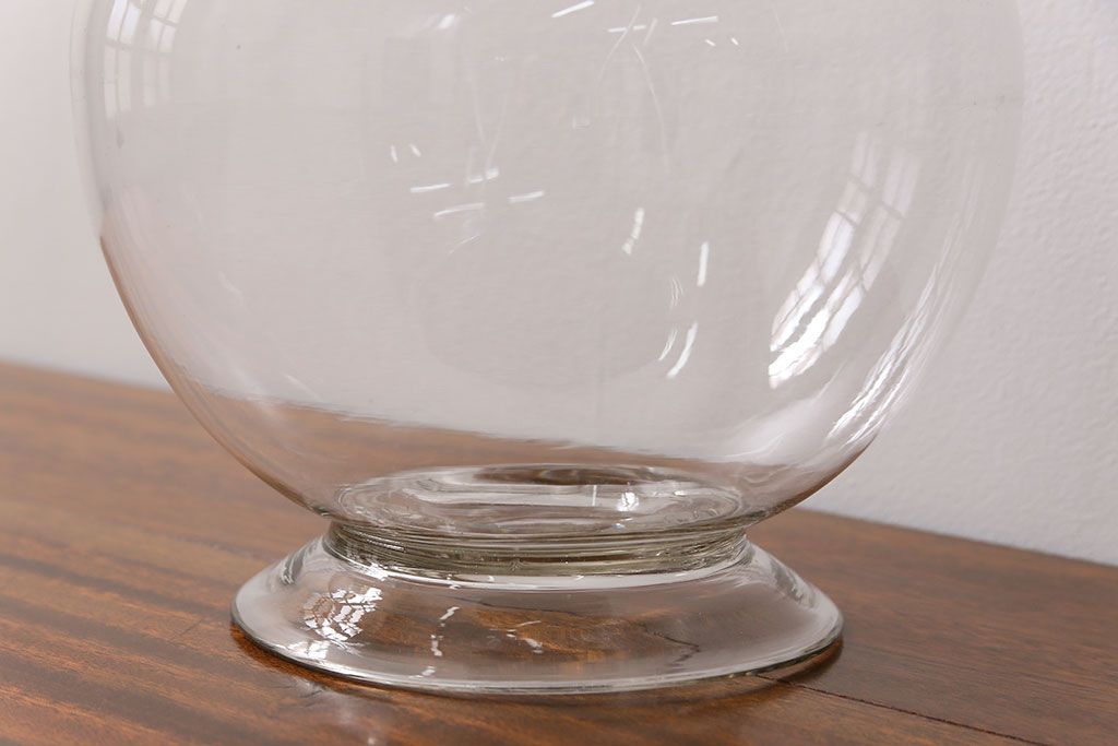 アンティーク雑貨　アンティーク 古い地球瓶(1)(ガラスビン)