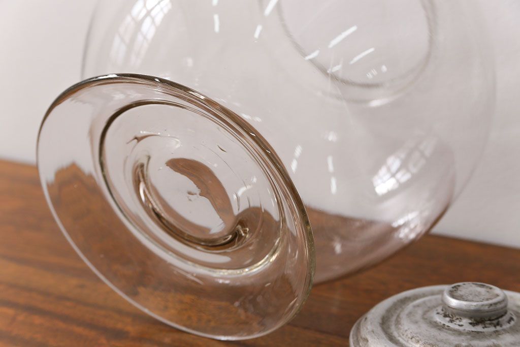 アンティーク雑貨　アンティーク 古い地球瓶(1)(ガラスビン)