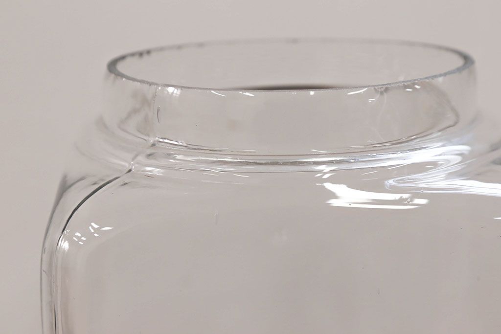 アンティーク雑貨　アンティーク 古い駄菓子屋のレトロなガラス瓶3個セット(ガラスビン)