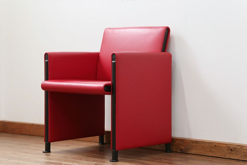 中古 イタリア 高級 モダン家具 メリタリア(MERITALIA)アームチェア(椅子、イス)