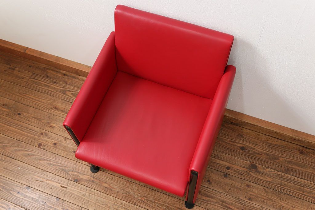 中古 イタリア 高級 モダン家具 メリタリア(MERITALIA)アームチェア(椅子、イス)