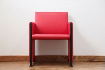 中古 イタリア 高級 モダン家具 メリタリア(MERITALIA)アームチェア(2)(椅子、イス)