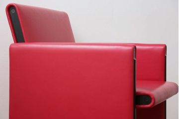 中古 イタリア 高級 モダン家具 メリタリア(MERITALIA)アームチェア(2)(椅子、イス)