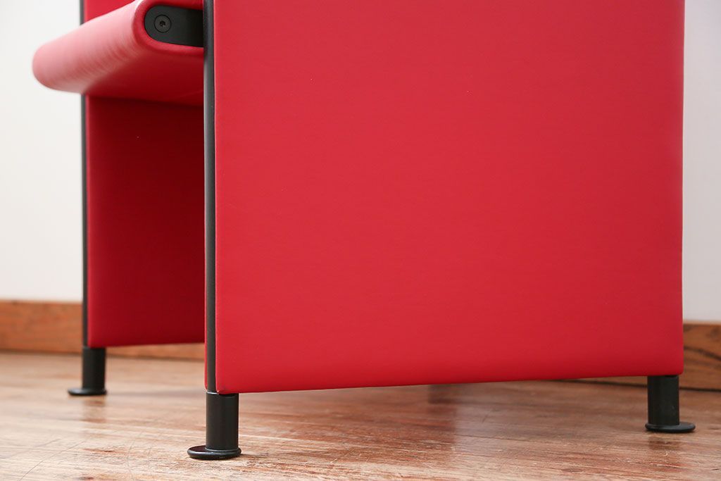 中古 イタリア 高級 モダン家具 メリタリア(MERITALIA)アームチェア(2)(椅子、イス)