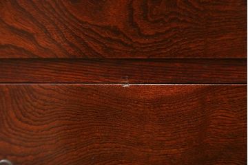 アンティーク家具　古民具・骨董 前面欅材の杢目の素晴らしい時代箪笥ローチェスト(1)(ローボード)