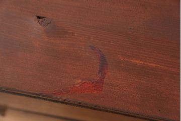 アンティーク家具　古民具・骨董 前面欅材の杢目の素晴らしい時代箪笥ローチェスト(2)(ローボード)