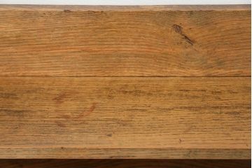 アンティーク家具　イギリスアンティーク オーク材の頑丈なブックシェルフ(本棚)