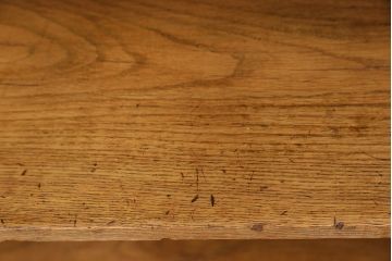 アンティーク家具　イギリスアンティーク オーク材の頑丈なブックシェルフ(本棚)