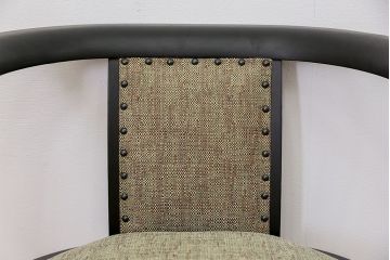 中古　1980年代　ブラックペイントアームチェア(1)