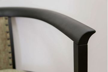 中古　1980年代　ブラックペイントアームチェア(1)