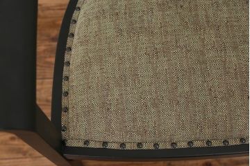 中古　1980年代　ブラックペイントアームチェア(1)