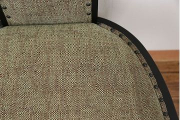 中古　1980年代　ブラックペイントアームチェア(1)