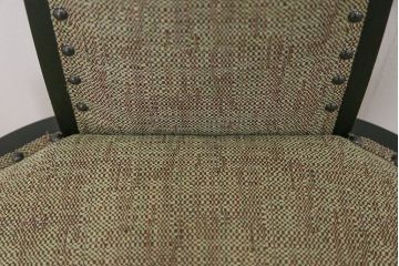 中古　1980年代　ブラックペイントアームチェア(1)