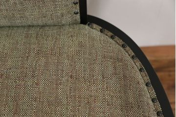 中古　1980年代　ブラックペイントアームチェア(2)