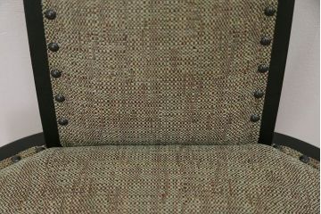 中古　1980年代　ブラックペイントアームチェア(2)