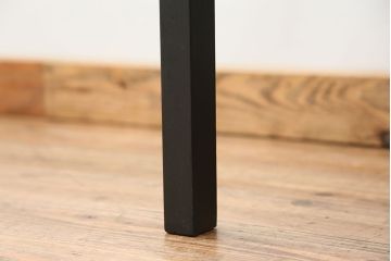 中古　1980年代　ブラックペイントアームチェア(2)