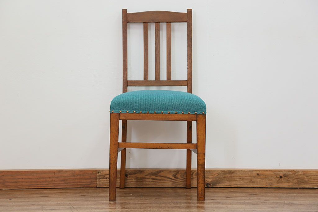 レトロ家具　昭和レトロ シンプルなアンティークチェア(椅子、イス)