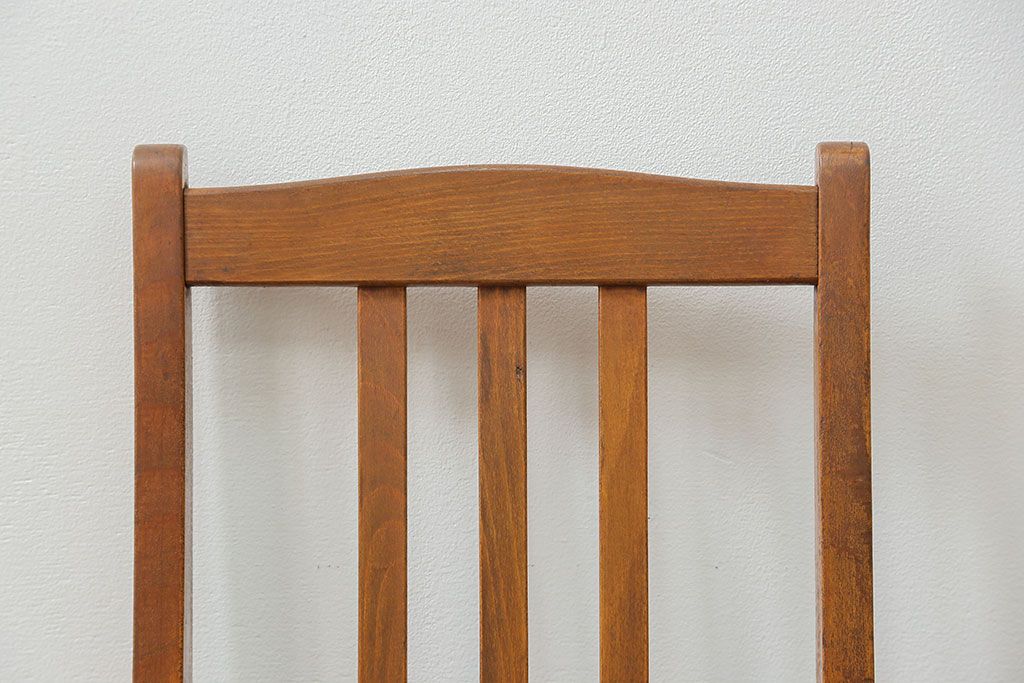 レトロ家具　昭和レトロ シンプルなアンティークチェア(椅子、イス)