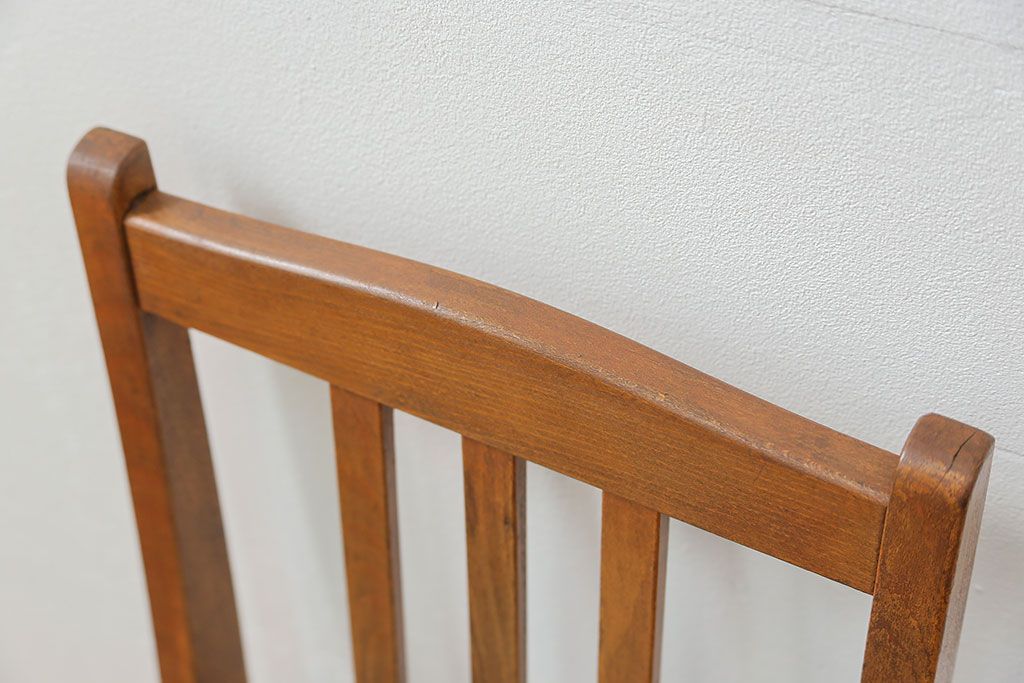 レトロ家具　昭和レトロ シンプルなアンティークチェア(椅子、イス)