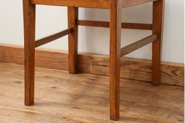 レトロ家具　昭和レトロ シンプルなアンティークチェア(椅子、イス)