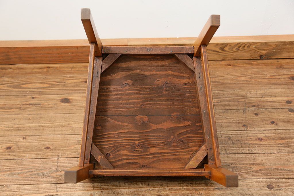 レトロ家具　昭和レトロ シンプルなアンティークチェア(椅子、イス)