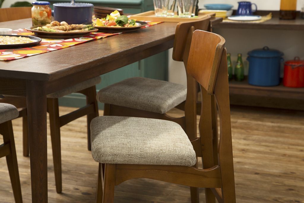 北欧家具　北欧ビンテージ　ダイニングチェア2脚セット(1)(椅子、イス)