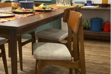 北欧家具　北欧ビンテージ　ダイニングチェア2脚セット(1)(椅子、イス)