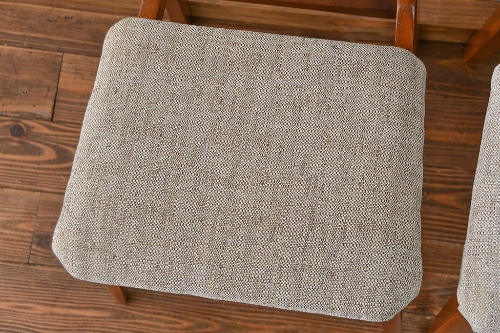 北欧家具　北欧ビンテージ　ダイニングチェア2脚セット(1)(椅子、イス)