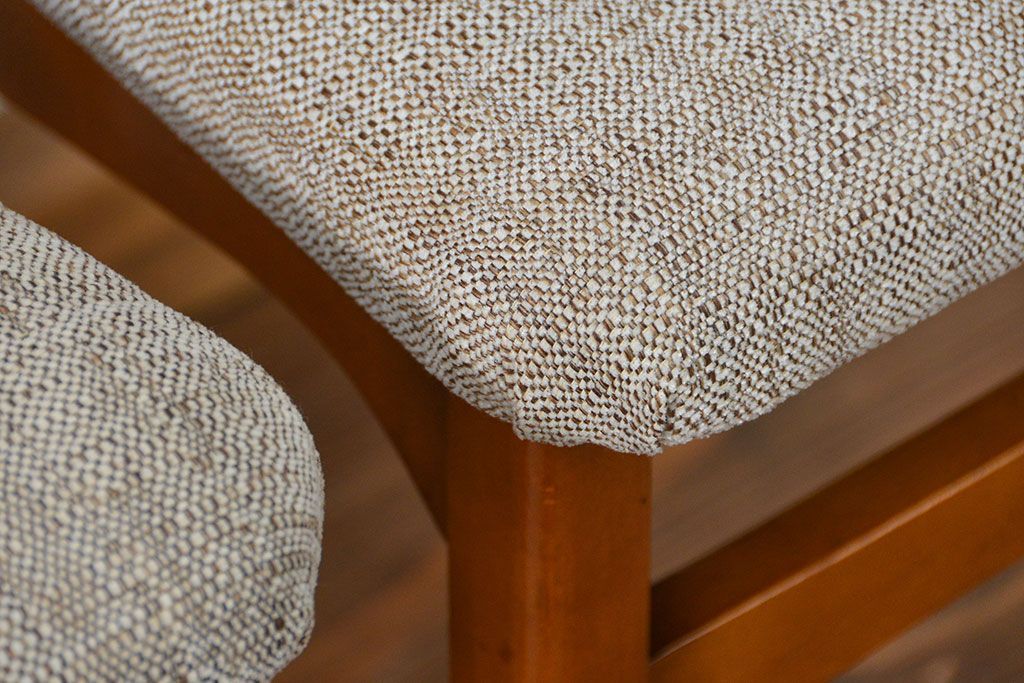 北欧家具　北欧ビンテージ　ダイニングチェア2脚セット(1)(椅子、イス)