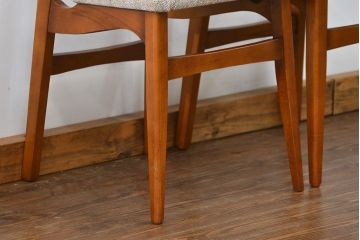 北欧家具　北欧ビンテージ　ダイニングチェア2脚セット(1)(椅子、イス)