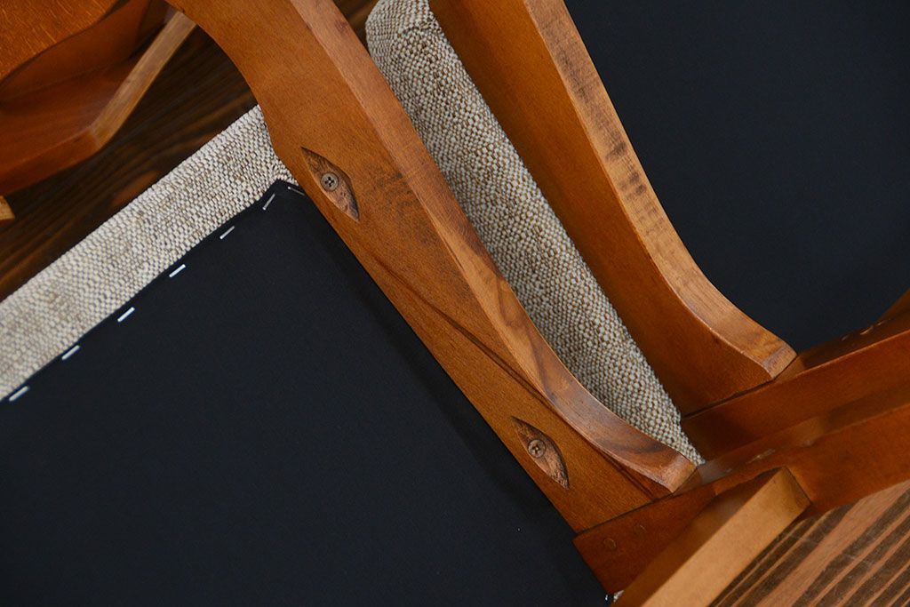 北欧家具　北欧ビンテージ　ダイニングチェア2脚セット(1)(椅子、イス)