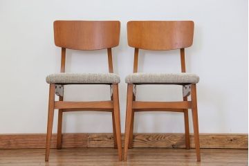 北欧家具　北欧ビンテージ　ダイニングチェア2脚セット(2)(椅子、イス)