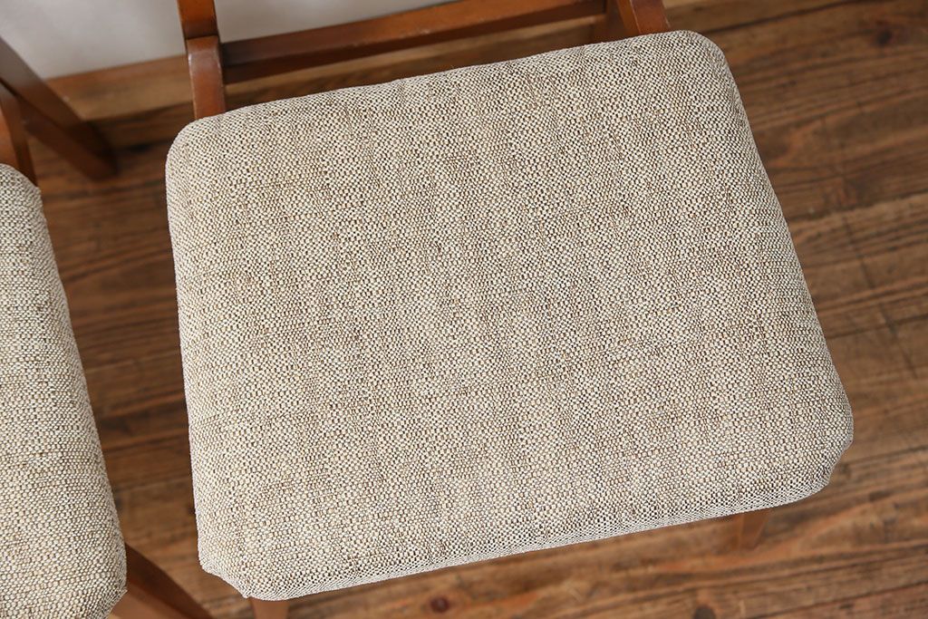 北欧家具　北欧ビンテージ　ダイニングチェア2脚セット(2)(椅子、イス)