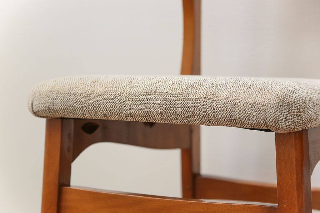 北欧家具　北欧ビンテージ　ダイニングチェア2脚セット(2)(椅子、イス)