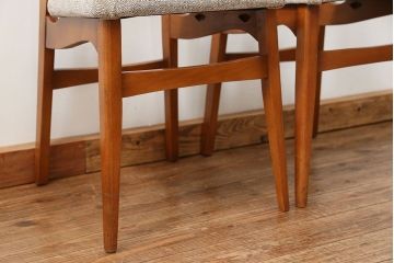 北欧家具　北欧ビンテージ　ダイニングチェア2脚セット(2)(椅子、イス)