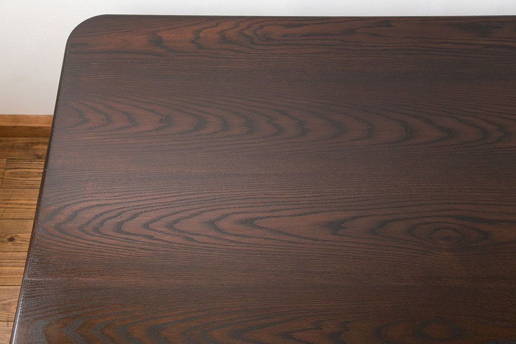 中古　総ナラ材無垢　特大高級ダイニングテーブル