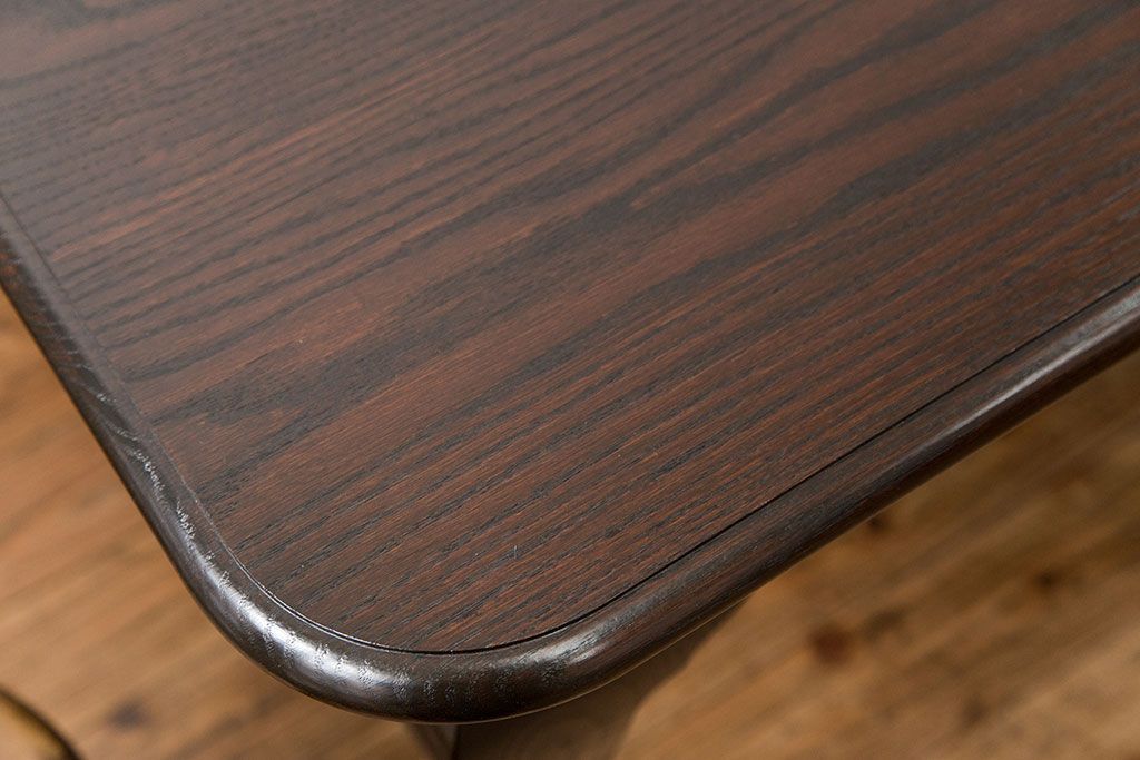 中古　総ナラ材無垢　特大高級ダイニングテーブル