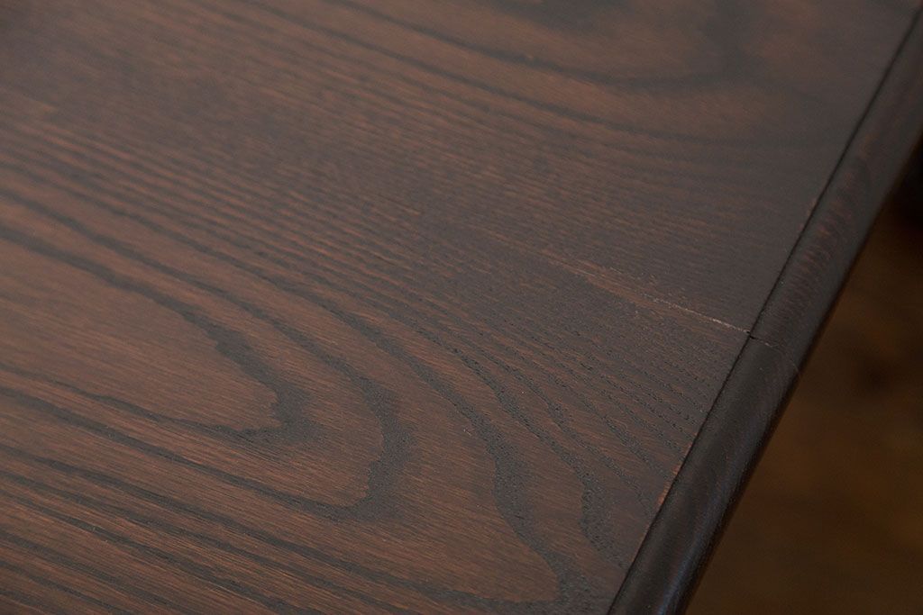 中古　総ナラ材無垢　特大高級ダイニングテーブル