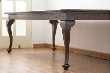 中古　総ナラ材無垢　特大高級ダイニングテーブル