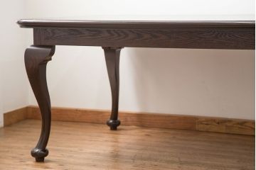 中古　総ナラ材無垢　特大高級ダイニングテーブル