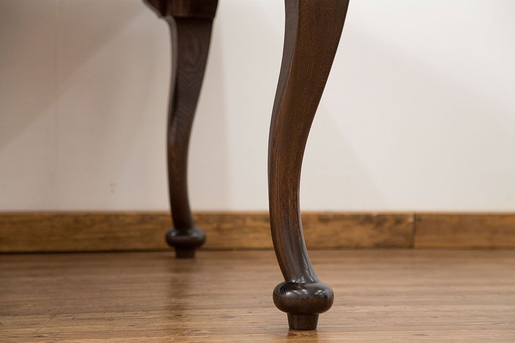 中古　総ナラ材無垢　特大高級ダイニングテーブル