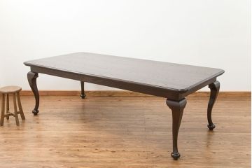 中古　総ナラ材無垢　特大高級ダイニングテーブル