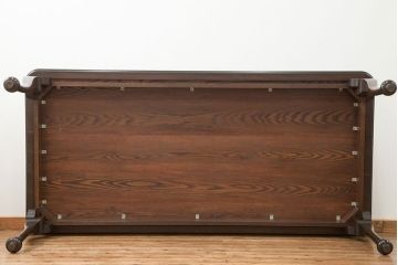 中古　総ナラ材無垢　特大高級ダイニングテーブル